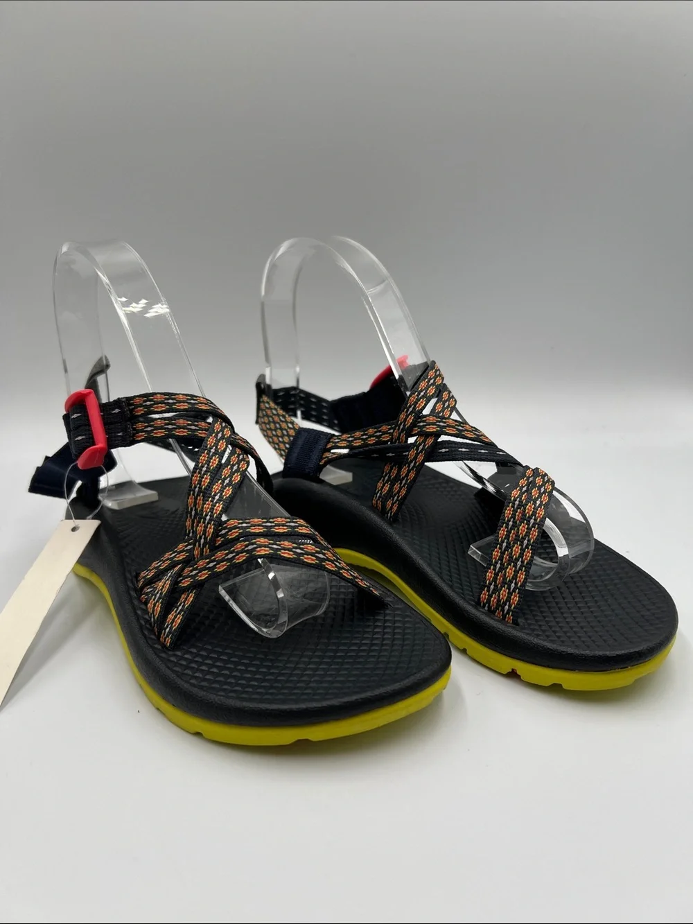 Chaco ZX1 strappy sandal woven strap blue yellow water kids youth 2